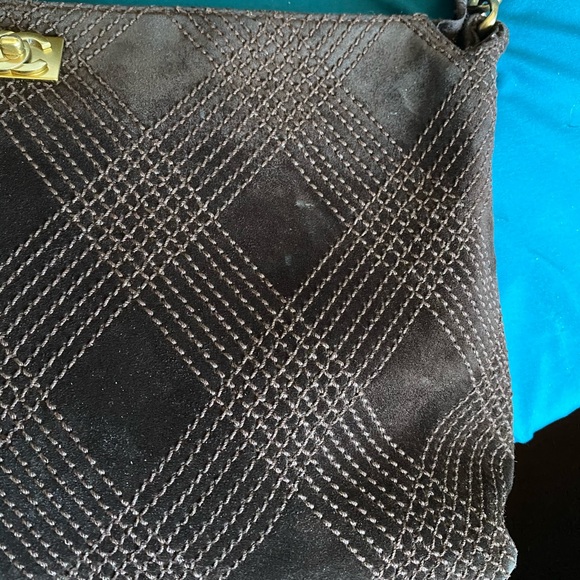 🔥🔥CHANEL BROWN SUEDE SHOULDER BAG - Picture 5 of 13